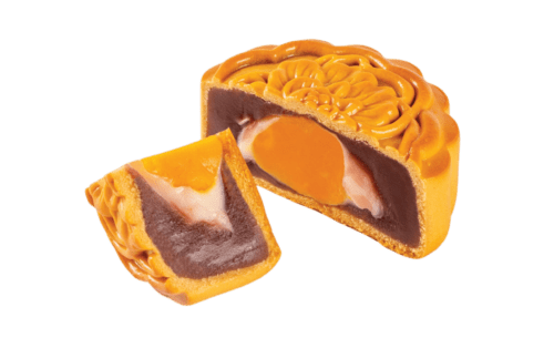 Honey Purple Potato with Mochi Custard